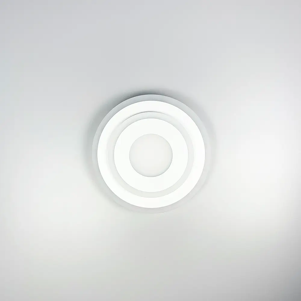 Светодиодный светильник с матовым рассеивателем Line F диаметр 20 см Арт. 2245-200 WT - фото 4