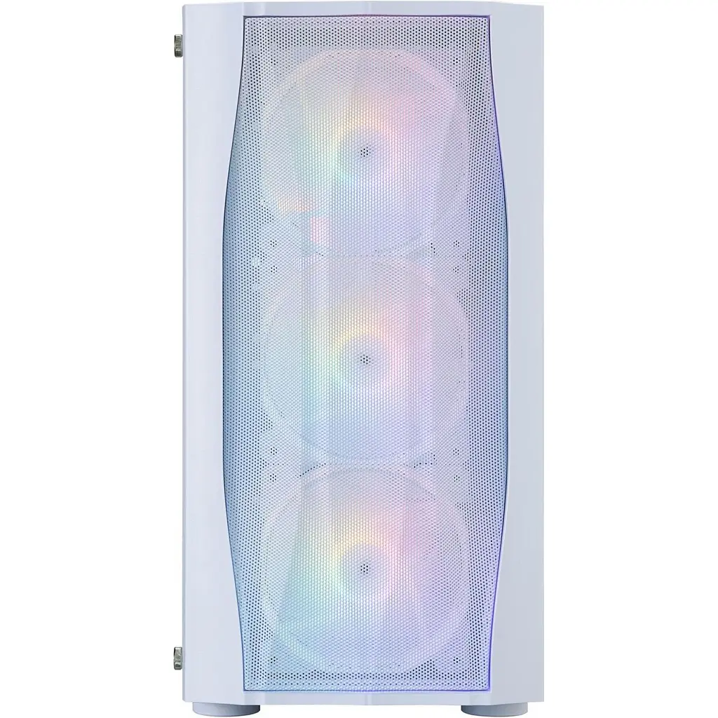 Корпус 1stPlayer X3-M-WH-4F1-W White [149378] - фото 2