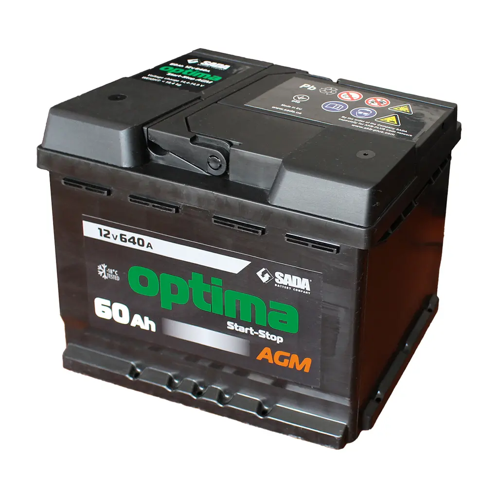 Автомобильный аккумулятор Optima AGM 6СТ-60 12В 60Ач 640А - фото 3