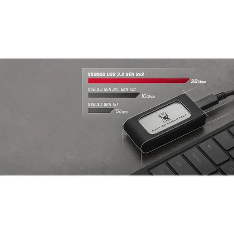 Накопичувач SSD USB Type-C 4TB XS2000 Kingston (SXS2000/4000GA) - фото 6