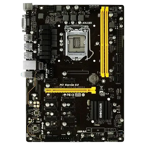 Материнська плата Biostar TB250-BTC PRO 1151v1 (TB250-BTC PRO) Б/В - фото 2