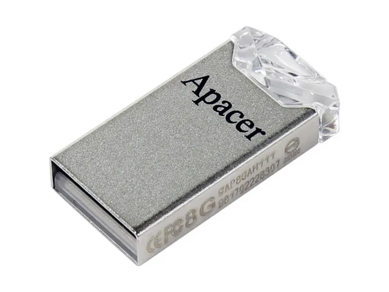 USB флеш накопичувач Apacer 64 GB AH111 Crystal (AP64GAH111CR-1) - фото 2