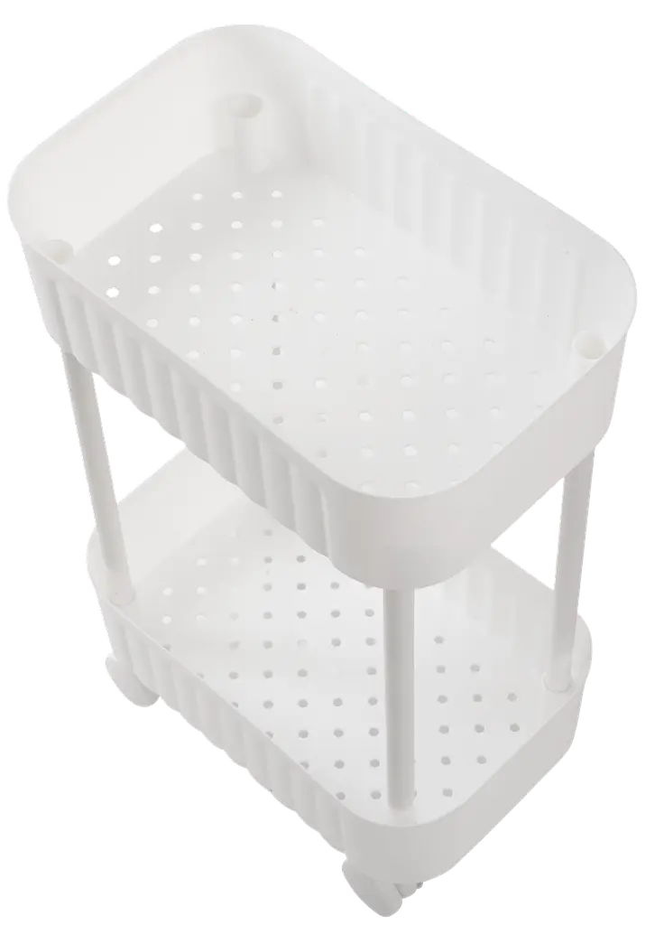 Етажерка 2-х ярусна 6021 Honeycomb WHITE 17х27х43 см VIOLET HOUSE meb0000378 - фото 4