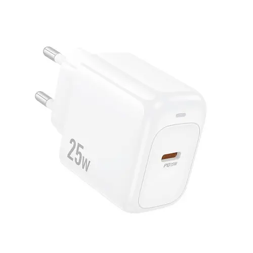 Сітчастий зарядний пристрій HOCO CS53A Surplus single port PD25W charger білий - фото 3