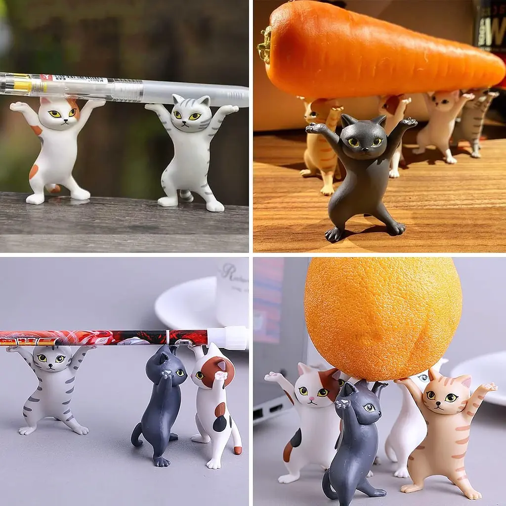 Набір тримачів для аксесуарів BeCover "Cute Cat" 5 шт. (712036) - фото 7