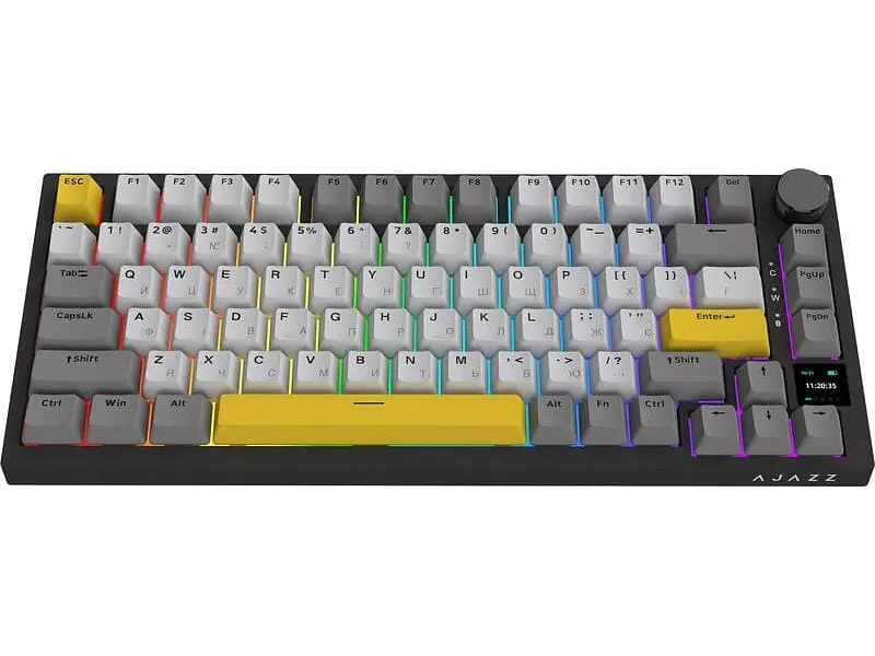 Клавіатура Ajazz AK820 Pro Gift Switch Black (AK820PRO-G-BGY) - фото 4