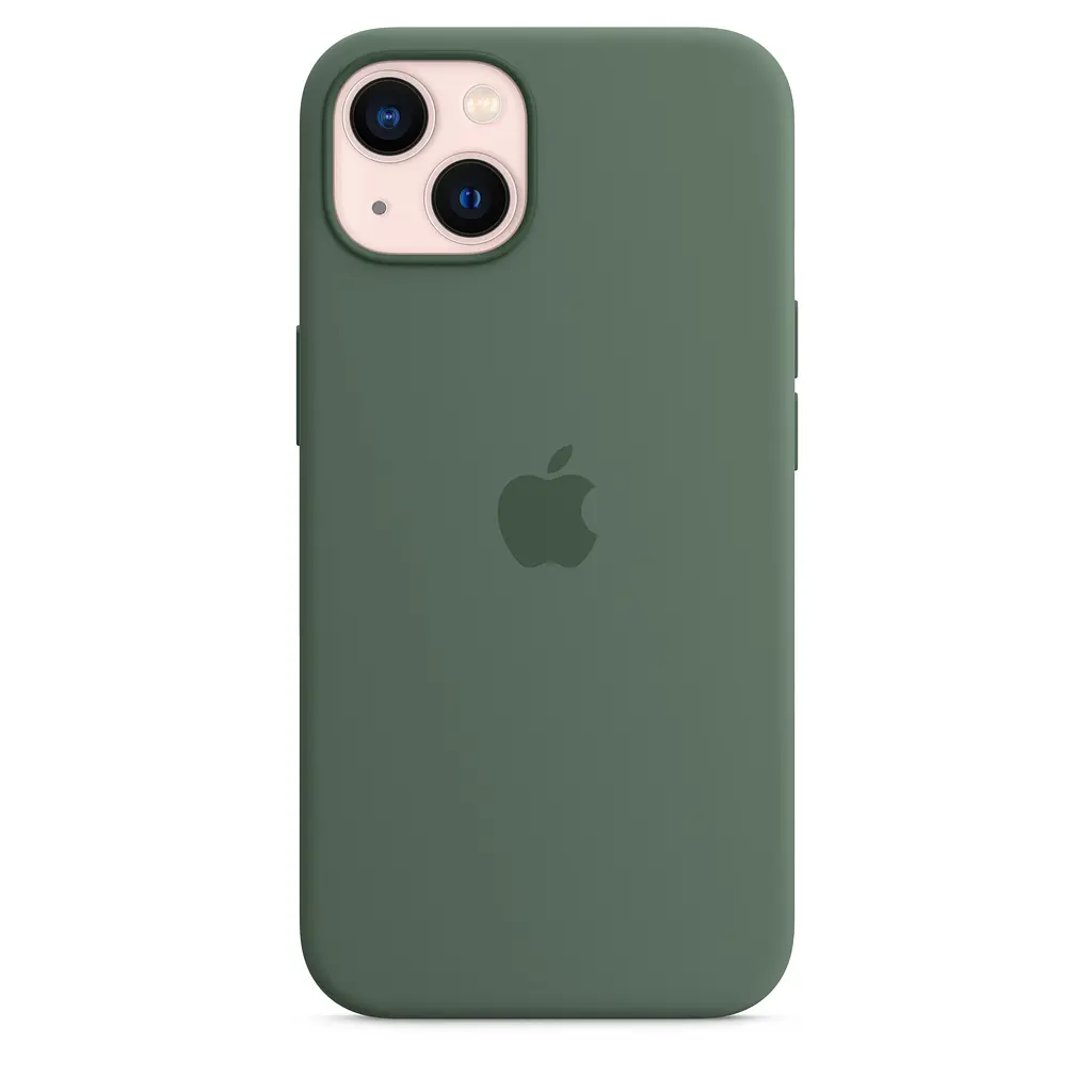 Чохол Silicone Case з MagSafe для Apple iPhone 13 (6.1) (Eucalyptus) ААА [69875] - фото 5