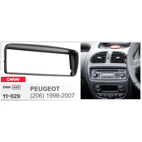 Перехідна рамка Peugeot 206 Carav 11-029 - фото 3