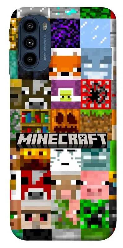 Чохол Demsky Minecraft collage для Motorola Moto G41