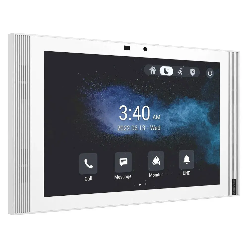 Відеодомофон 10” WiFi Akuvox S567A White SIP Android з камерою та Bluetooth (00-00002555) - фото 3