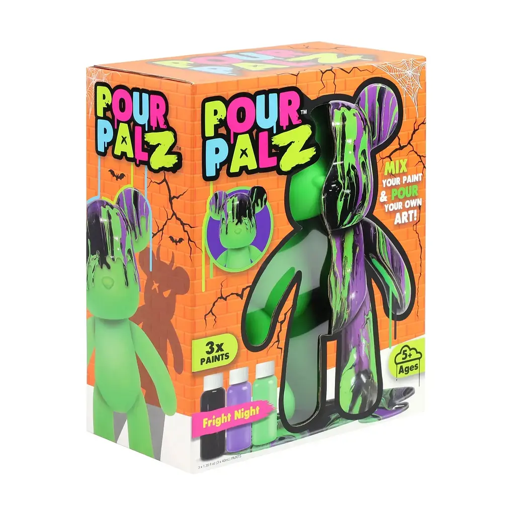 Набор для творчества ToyMonster Pour Palz Black Edition Мишка Ночь ужасов (GS-G87784/2) - фото 3