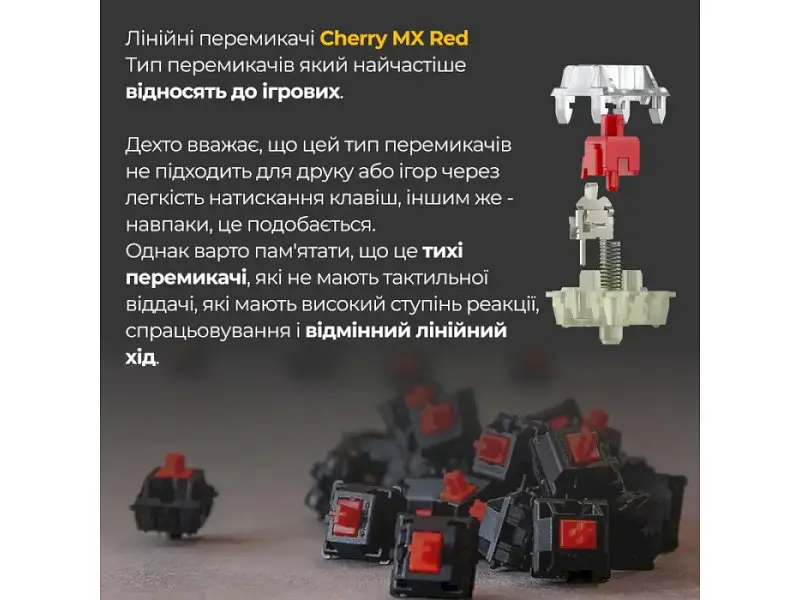 Клавіатура Ducky One 3 Mini Cherry MX Red RGB UA USB White (DKON2161ST-RUAPXPWWWSC1) - фото 3