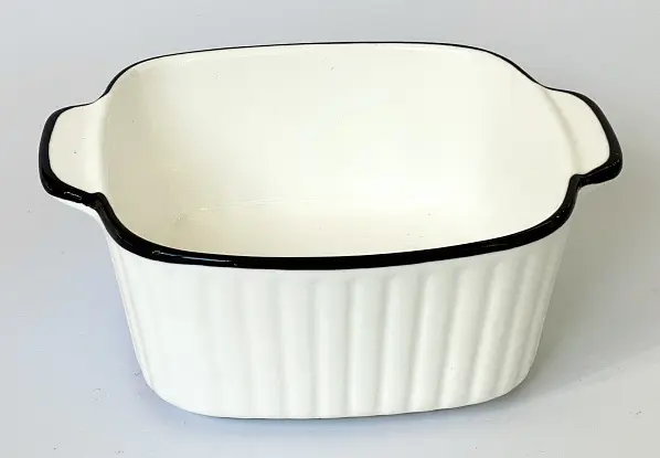 Салатник з ручками 15x12x5.5 см Вінтажний 450 мл
