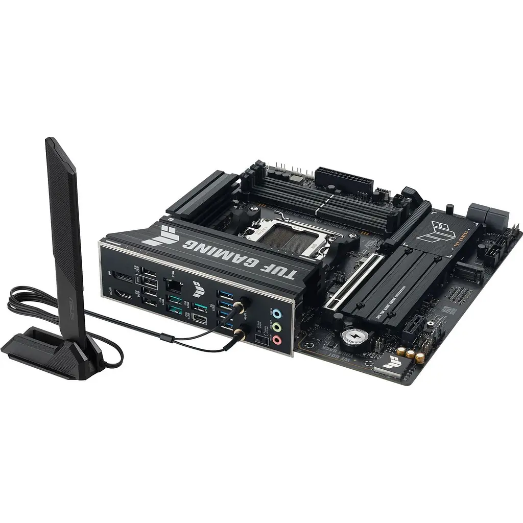 Материнська плата ASUS TUF GAMING B850M-PLUS WIFI7 (TUF GAMING B850M-PLUS WIFI7) (Socket AM5, AMD B850, Micro-ATX) - фото 5