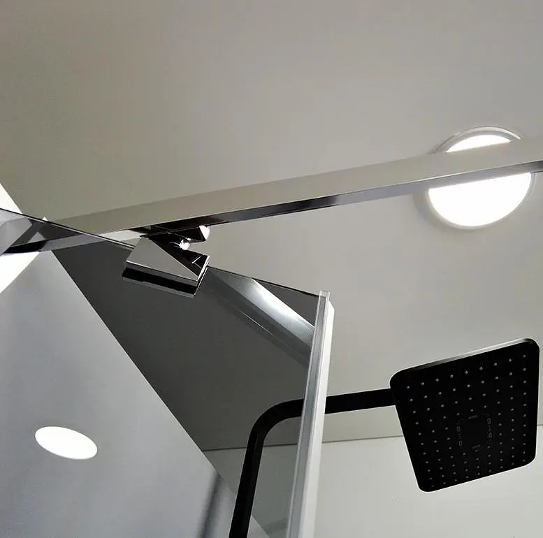 Душова кабіна Dusel A-516 90x90x190 тоноване, Хром, Універсальна, тонований, хром, 90x90 - фото 4