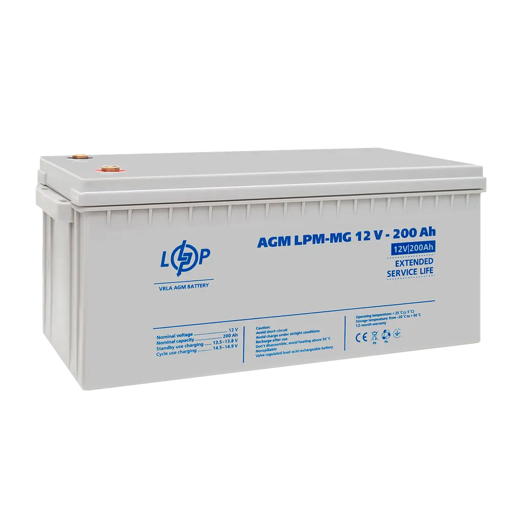 Аккумулятор мультигелевый LPM-MG 12V - 200 Ah - фото 4