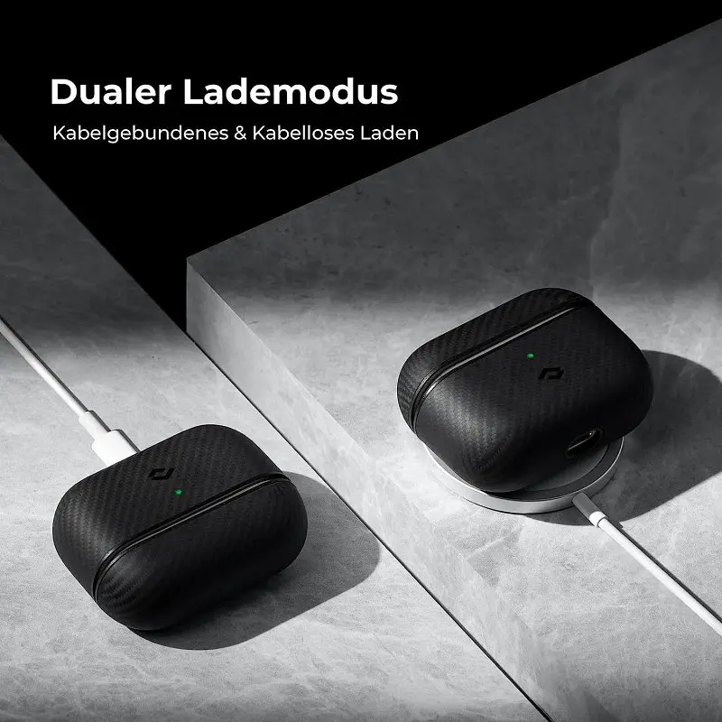 Чохол Pitaka MagEZ Case Twill Black/Grey для AirPods Pro 2nd Gen чорний (APM7001) - фото 8