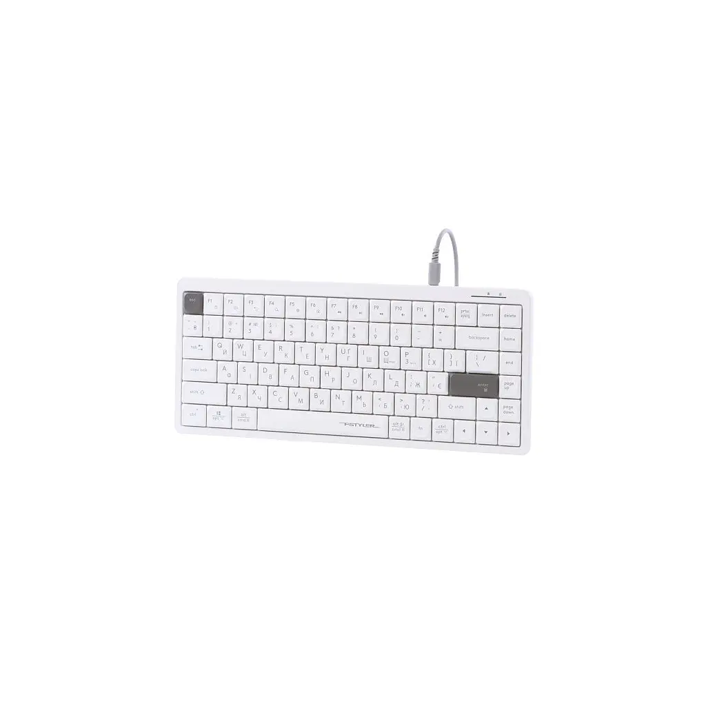 Клавіатура A4Tech FX53 USB UA White (4711421002400) - фото 3