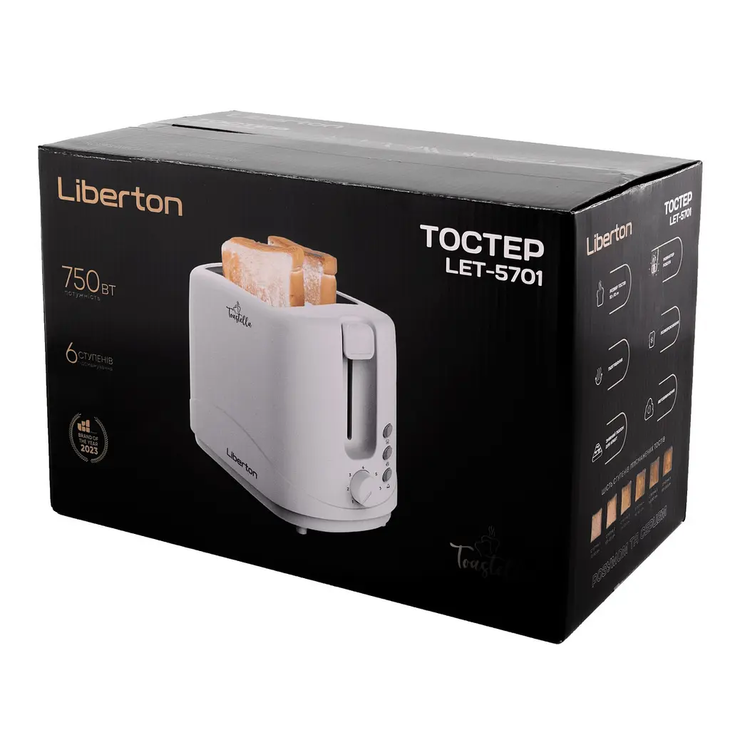 Тостер Liberton LET-5701 - фото 9