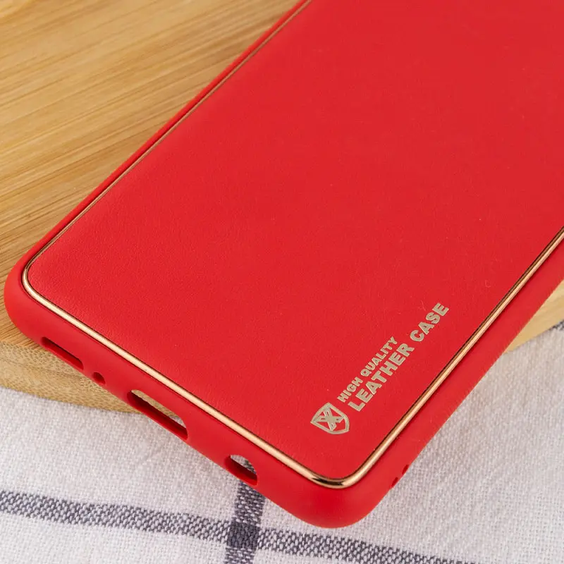 Шкіряний чохол Xshield для Samsung Galaxy A04s Червоний / Red - фото 3