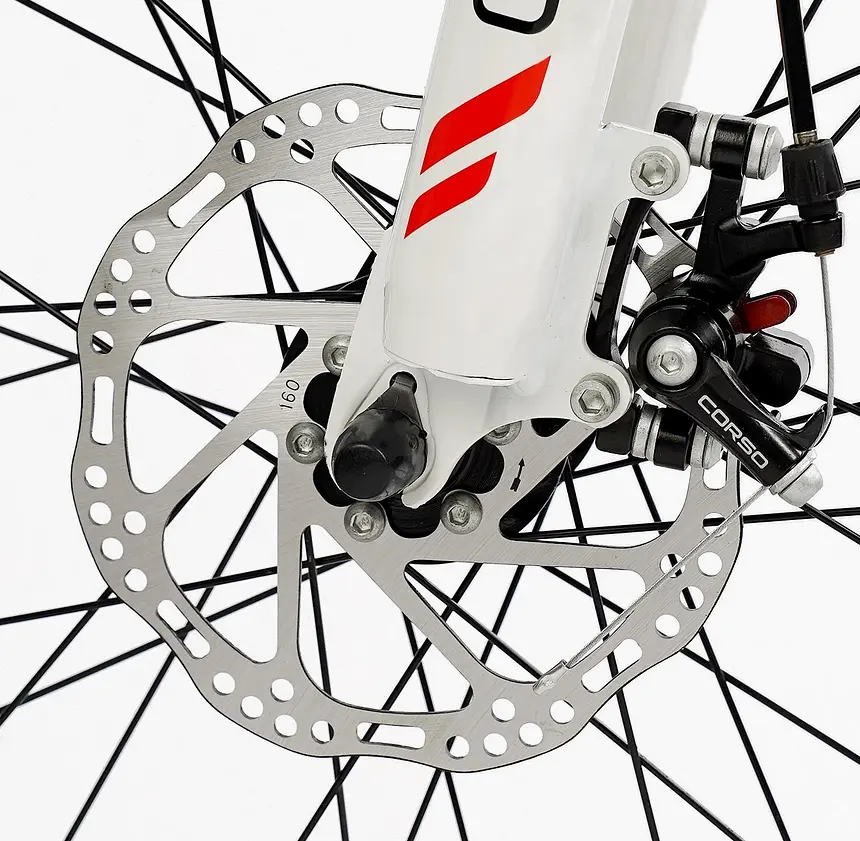 Велосипед Спортивный 24" G-24604 Corso «Genesis» рама стальная 11’’, оборудование Saiguan, 21 скорость, собран на 75% - фото 7