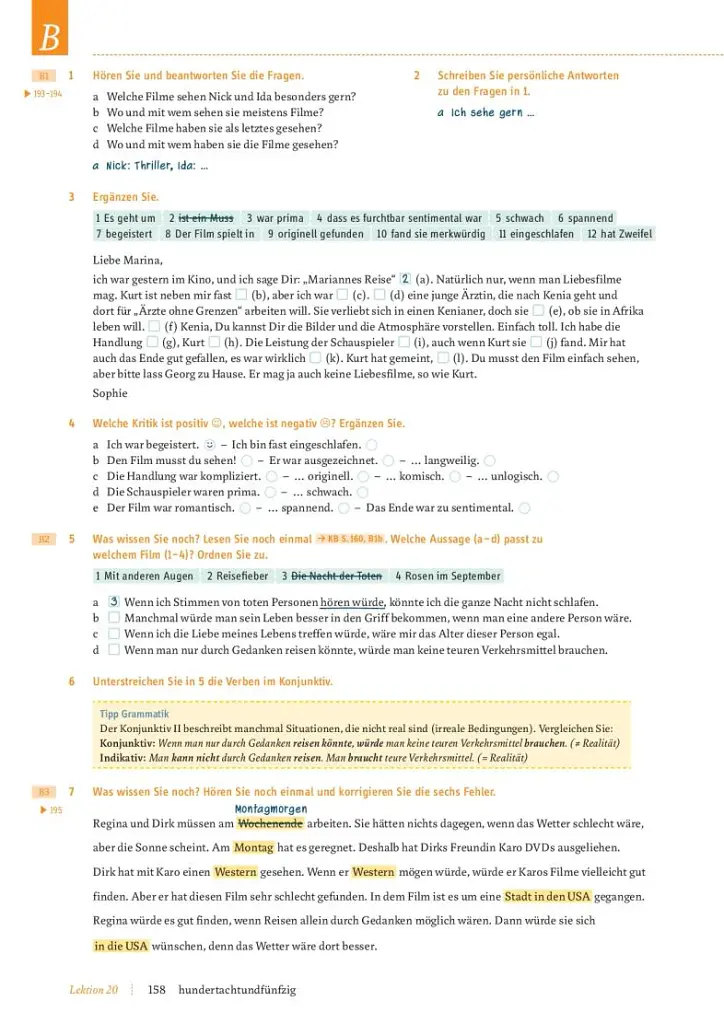Motive B1 Arbeitsbuch, Lektion 19-30 mit Audios online - Герберт Пухта - фото 4