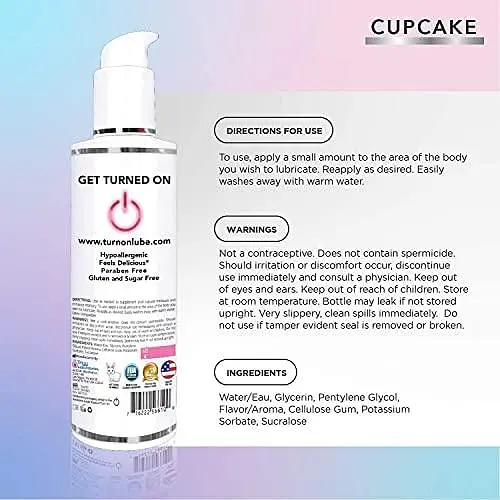 Їстівний лубрикант Wet On Yummy Cupcake Flavored Lube 118 мл - фото 5