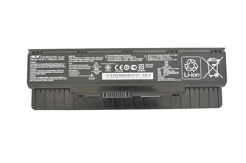 Акумулятор для ноутбука Asus A32-N56 10.8V Black 5200 mAh - фото 5