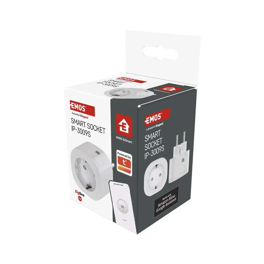 Розумна розетка WIFI P5533 GoSmart, ZigBee 3.0, IP44 EMOS (P5533) - фото 11