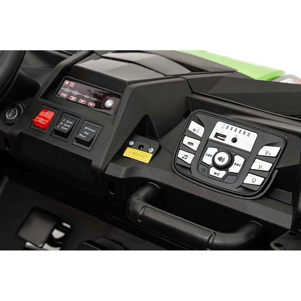 Электромобиль Ramiz Buggy ATV Strong Racing Audio LED 24 В, белый (PA.A032-STRONG.BIA) - фото 10