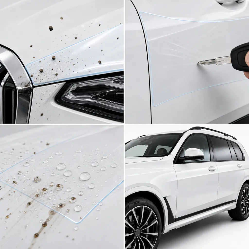 Антигравійна захисна бронеплівка за лекалами для BMW X7 G07 facelift 2022- повний кузов - фото 3