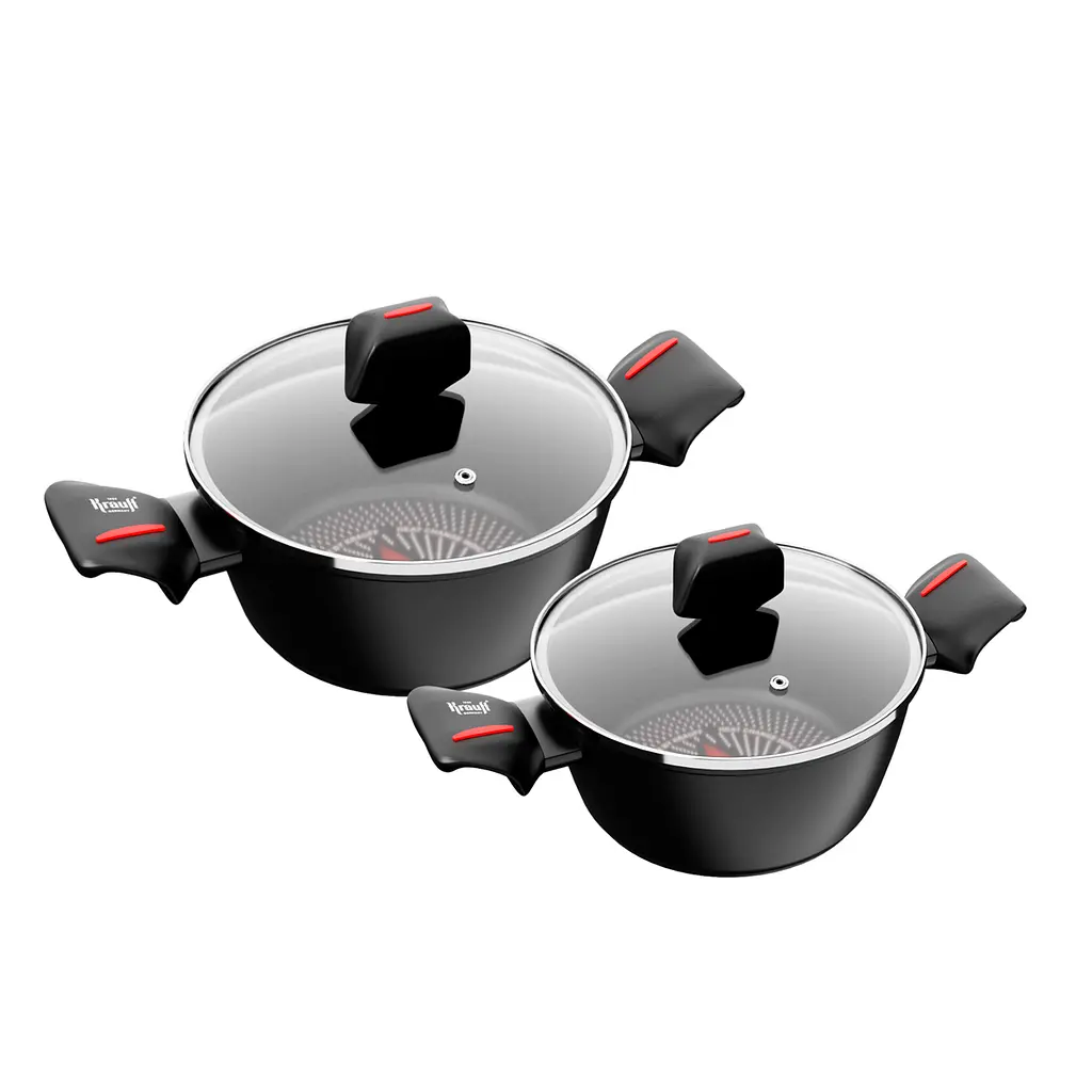 Набір із 2-х каструль Smart Fry Krauff 2.3л, 6.6л + кухонна дошка
