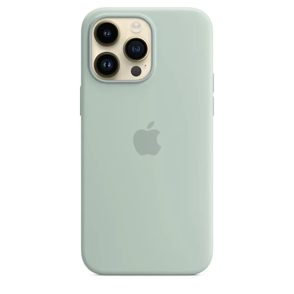 Чохол Silicone Case з MagSafe для Apple iPhone 14 Pro Max (Succulent) ААА [72719] - фото 2