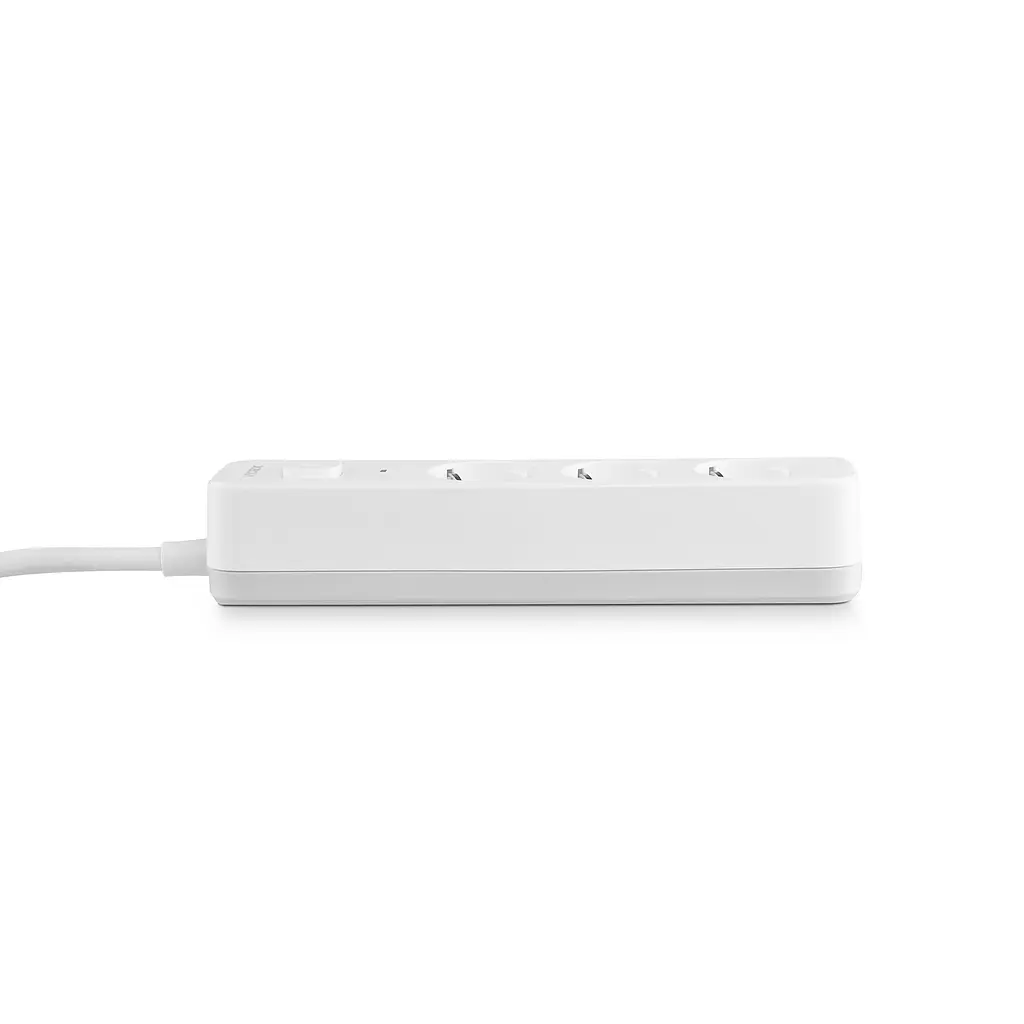 Мережевий подовжувач VIDEX ONCORD з/з 3п 3м (3x1.5мм) з кнопкою White VIDEX (27685-000) - фото 5
