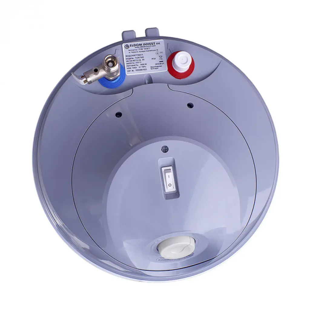 Водонагрівач Eldom Style DRY 30 SLIM 2x0.8 kW 72269WD - фото 13