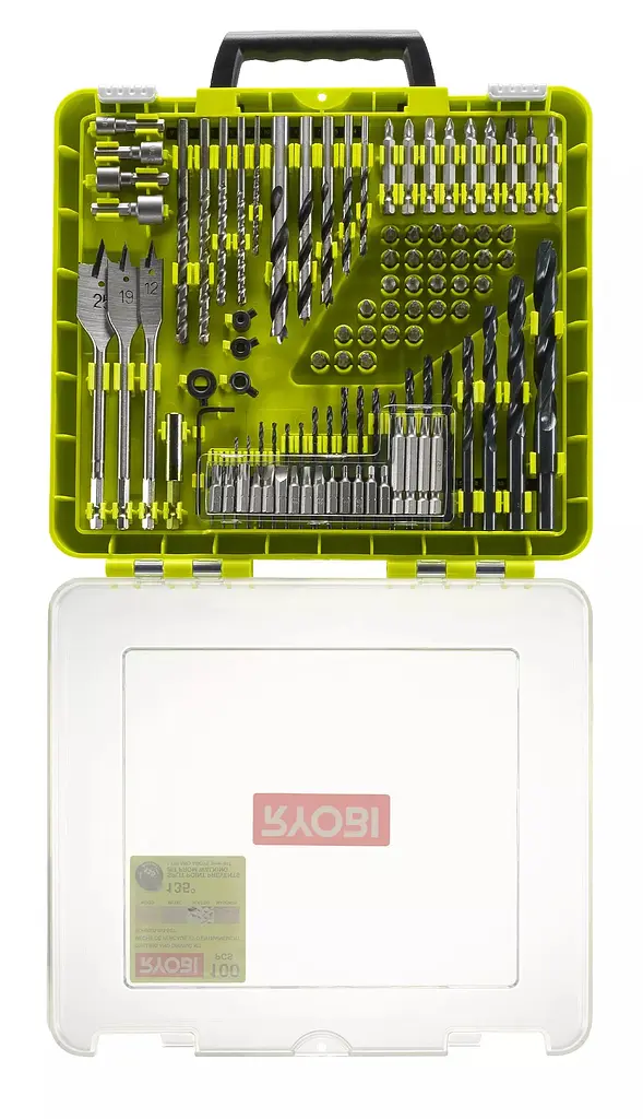 Набір свердел і біт Ryobi RAKDD100 100 шт 5132004666 - фото 2