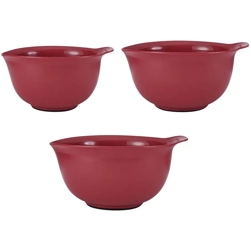 Набір мисок для змішування KitchenAid Universal червоний 3 шт. (KQG175OSERE) - фото 5