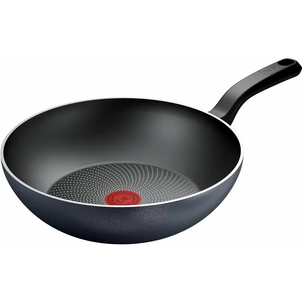 Сковорода Tefal ВОК So'' Light, 28 см, алюміній, бакеліт, чорний (H0561942)