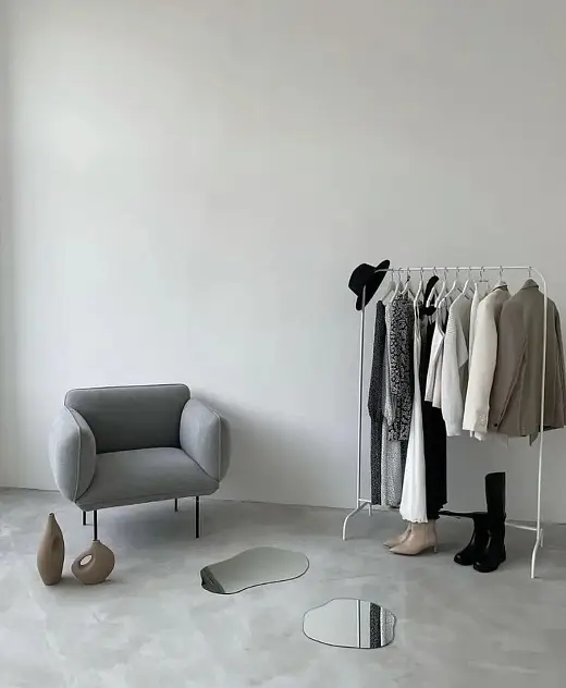 Вішак для одягу IKEA 99×46×152 см, білий - фото 5