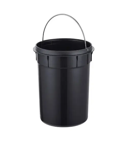Відро для сміття Mixxus Ellipse-TC0212 SS Color з плавним закриттям, кругле, 12 л, нержавійка (MI8399) - фото 8