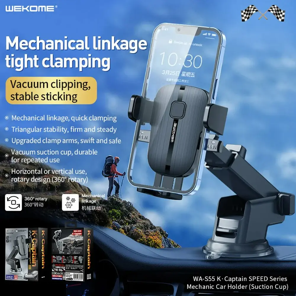 Кріплення для телефонів WK Phone Holder WA-S55 - фото 3