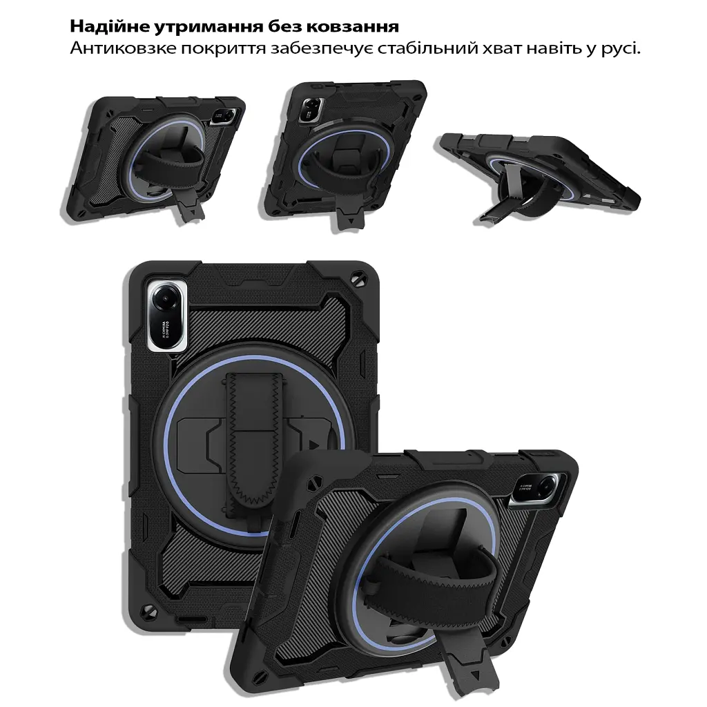 Чохол до планшета BeCover Horizontal handle Xiaomi Redmi Pad 2 11.0" Black (714566) - фото 2