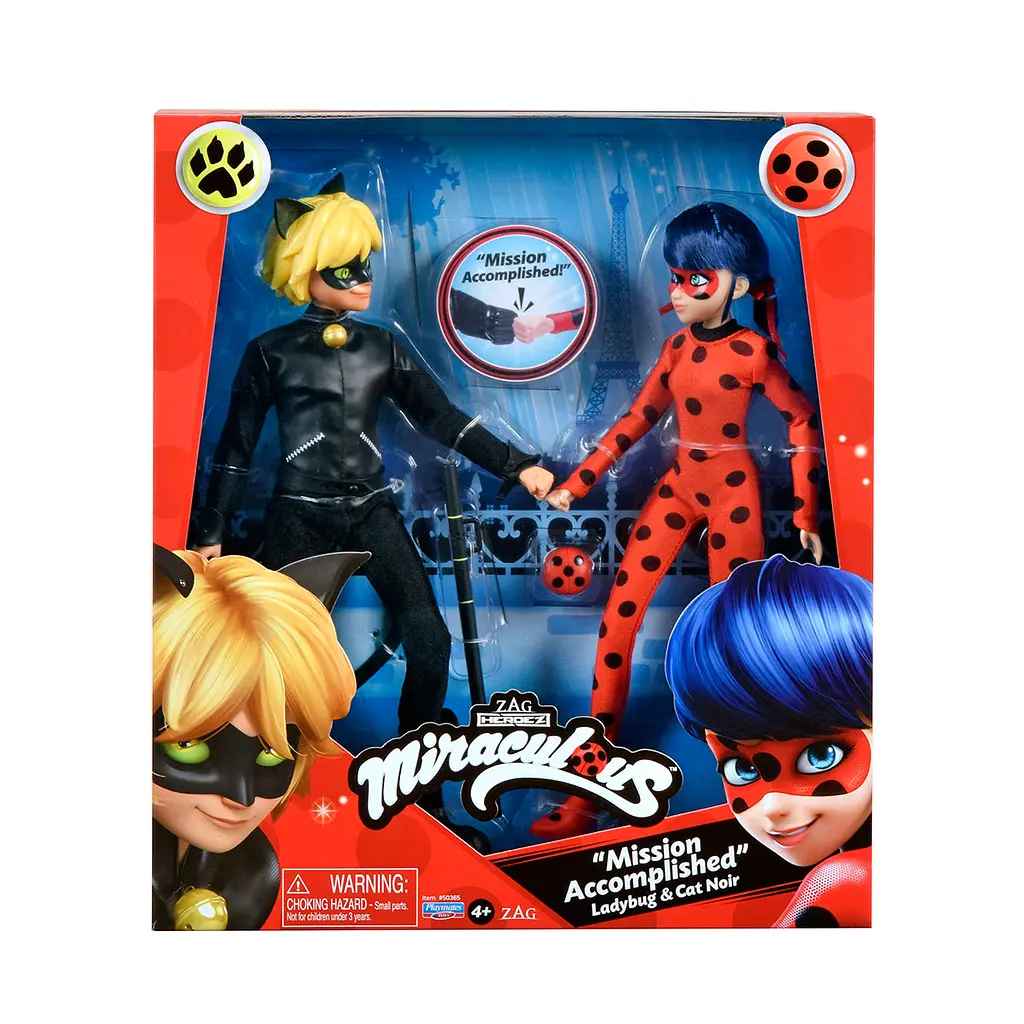 Набор кукол Miraculous Леди Баг и Супер-Кот S2 Миссия выполнена, 26 см (50365) - фото 3
