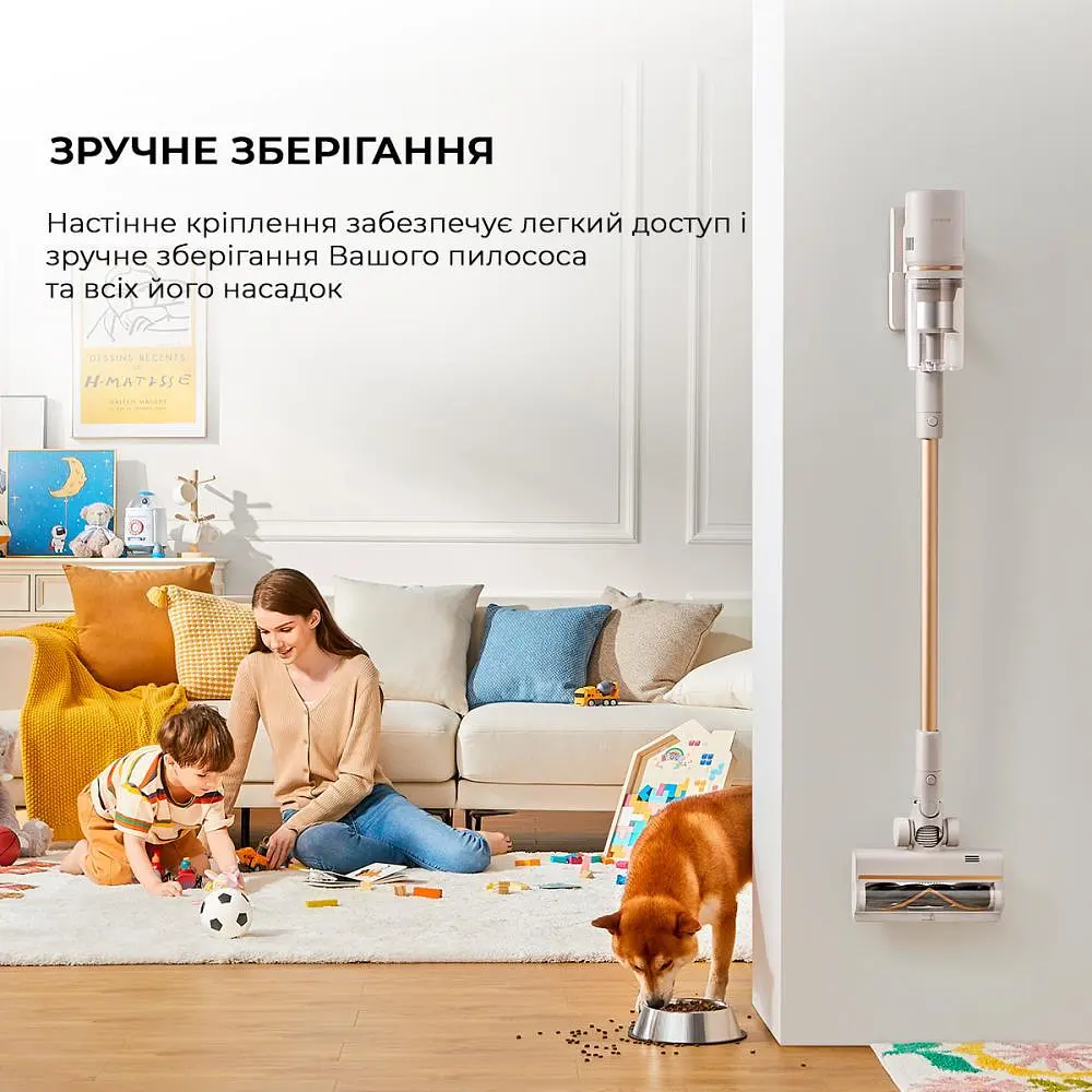 Акумуляторний пилосос Dreame Cordless Vacuum Cleaner U20 White - фото 8