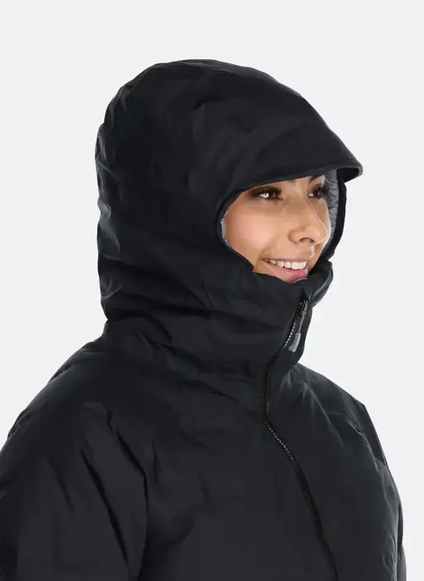 Зимняя куртка-парка женская Rab Valiance Parka Women 10 Черный - фото 6