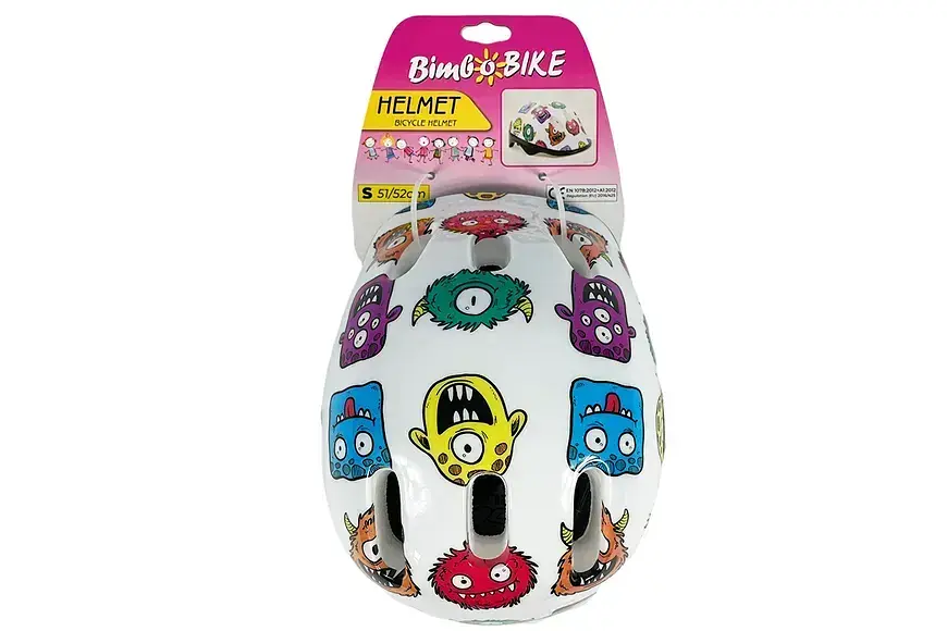 Шлем детский велосипедный M монстры "BIMBO BIKE" (90855/4-IS) - фото 2