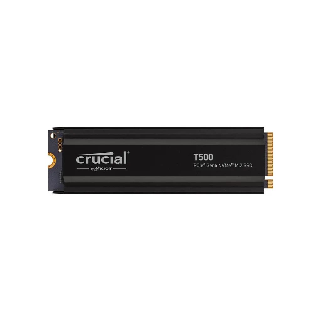 Накопичувач SSD M.2 2280 1TB T500 heatsink Micron (CT1000T500SSD5) - фото 2