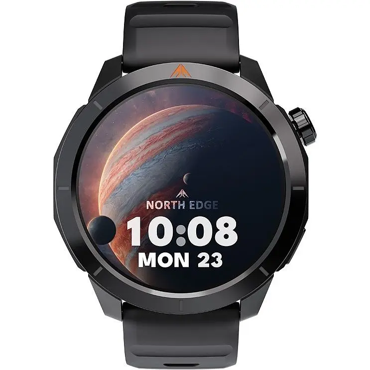 Смарт-годинник North Edge XTrek Pro 5Bar з компасом чорний (3259) - фото 4
