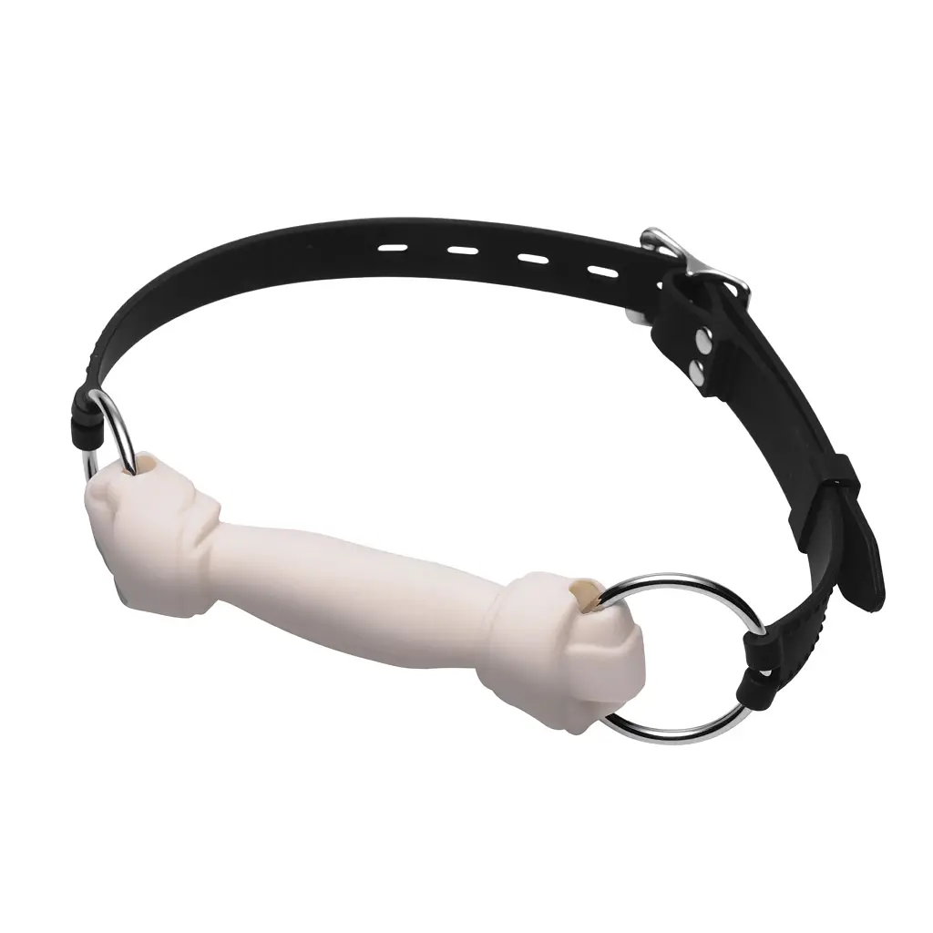 Tailz Puppy Play Set - Gag, Plug, Collar - рольовий БДСМ набір щеняти: кляп, анальна пробка з хвостом, нашийник - фото 5