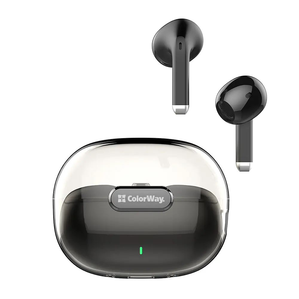 Навушники ColorWay Slim TWS-2 Earbuds Black - фото 5